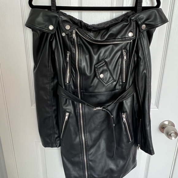 Forever 21 Moto Dress - Picture 2 of 7